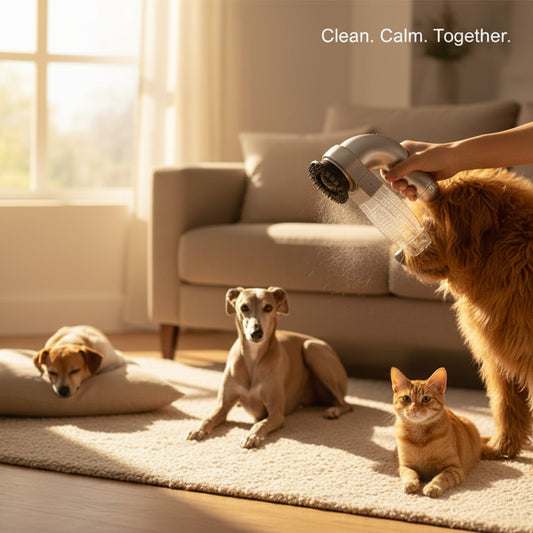 Handheld Pet Vacuum Groomer